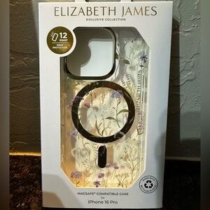 Elizabeth James Floral MagSafe Case - Clear For IPhone 16 Pro